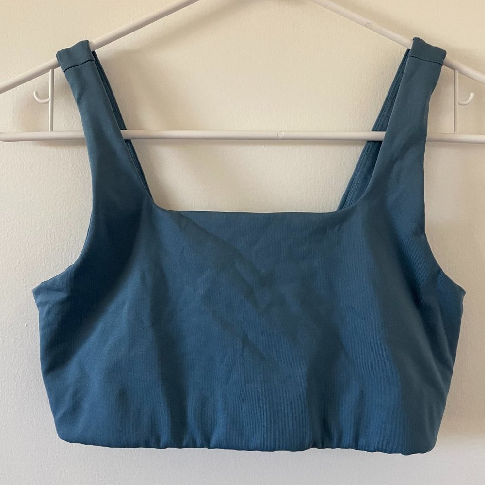 Girlfriend Collective Tommy Cropped Bra (Monarch)
